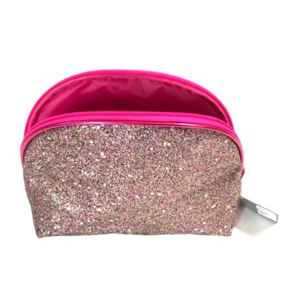 Glitter & Metallic Fuchsia Cosmetic / Toiletry Bag - Picture 6 of 7